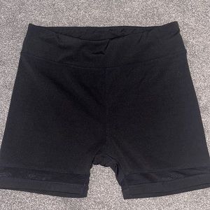 Bike shorts with mesh detail